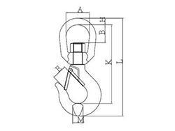 Alloy and Carbon Steel Forged Swivel Hook